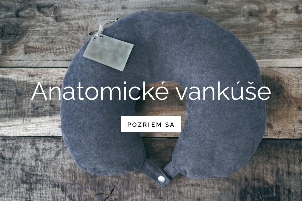 Ergonomicky tvarované anatomické vankúše pre zdravú polohu krčnej chrbtice a kvalitný spánok bez bolesti.